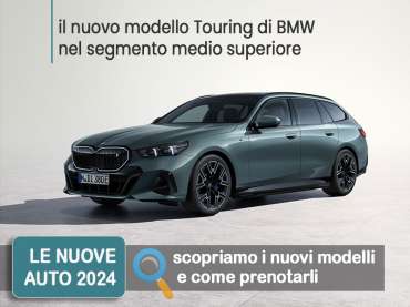 Offerta Station wagon Nuova BMW i5 Touring: come noleggiarla? Le nostre indicazioni per le migliori soluzioni sul mercato, con highlights e photogallery del nuovo modello Elettrica 