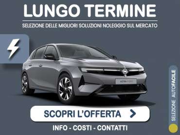 Offerta Berlina OPEL ASTRA Plug-in Hybrid: l'offerta noleggio del broker Medicredit Rent con la formula speciale e-MOVE di Leasys Plug-in Hybrid 