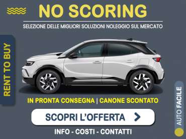 Offerta SUV e CrossOver OPEL MOKKA 130CV Ultimate: noleggio no scoring - l'offerta RENT TO BUY del broker MT Motors, con possibilità di acquisto a tariffa agevolata Benzina 