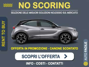 Offerta SUV e CrossOver OPEL MOKKA 100CV Edition: noleggio no scoring - l'offerta RENT TO BUY del broker MT Motors, con possibilità di acquisto a tariffa agevolata Benzina 
