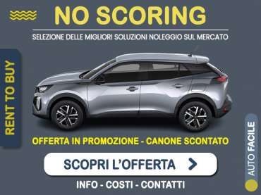 Offerta SUV e CrossOver PEUGEOT 2008 BlueHDi 130 EAT8 Allure Pack (anno 2024): noleggio no scoring - l'offerta RENT TO BUY del broker MT Motors, con possibilità di acquisto a tariffa agevolata Diesel 