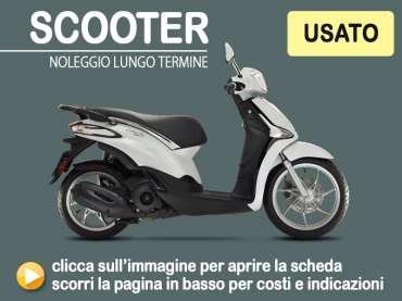 Offerta Scooter PIAGGIO LIBERTY 125 usato: l’offerta noleggio lungo termine di A.R - Automotive.Rent  Benzina 