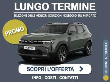 Offerta SUV e CrossOver Promo noleggio DACIA DUSTER Eco-G a GPL: l'offerta speciale di Medicredit Rent riservata ai Privati, con km illimitati GPL 