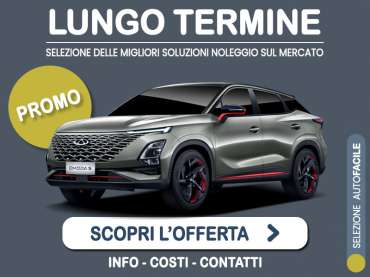 Offerta SUV e CrossOver Promo noleggio OMODA 5 T-GDI PURE DCT benzina: l'offerta speciale di Medicredit Rent riservata ai Privati, con km illimitati Benzina 