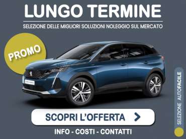 Offerta SUV e CrossOver Promo noleggio PEUGEOT 3008 Hybrid: l'offerta speciale di Medicredit Rent riservata ai Privati, con km illimitati Ibrida - benzina (MHEV) 