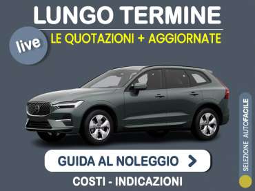 Offerta SUV e CrossOver VOLVO XC60: come noleggiarla e quanto costa Ibrida - benzina (MHEV) 