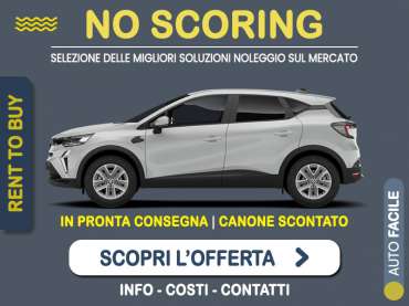 Offerta SUV e CrossOver RENAULT CAPTUR TCe (90CV) Equilibre: noleggio no scoring - l'offerta RENT TO BUY del broker MT Motors, con possibilità di acquisto a tariffa agevolata Benzina 