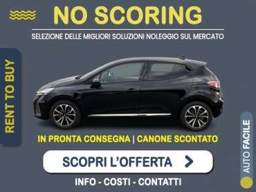 Offerta Berlina RENAULT CLIO TCe 100 GPL Techno: noleggio no scoring - l'offerta RENT TO BUY del broker MT Motors, con possibilità di acquisto a tariffa agevolata GPL 