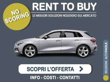 Offerta Berlina Rent to buy AUDI A3 Sportback 30 TFSI Business: l'offerta no scoring di Medicredit Rent - in pronta consegna Ibrida - benzina (MHEV) 