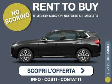 Offerta SUV e CrossOver Rent to buy BMW X3 xDrive20d: l'offerta no scoring di Medicredit Rent - in pronta consegna Ibrida - diesel (MHEV) 