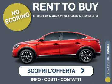 Offerta SUV e CrossOver Rent to buy RENAULT ARKANA 1.3 TCe: l'offerta no scoring di Medicredit Rent - in pronta consegna Ibrida - benzina (MHEV) 