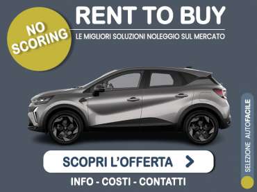 Offerta SUV e CrossOver Rent to buy RENAULT CAPTUR 1.0 TCe: l'offerta no scoring di Medicredit Rent - in pronta consegna Benzina 