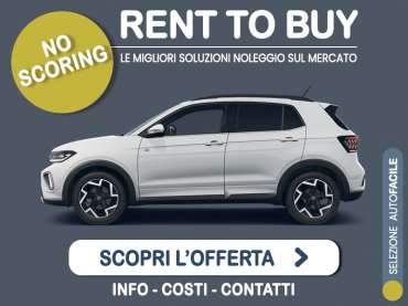 Offerta SUV e CrossOver Rent to buy VOLKSWAGEN T-CROSS 1.0 TSI: l'offerta no scoring di Medicredit Rent - in pronta consegna Benzina 