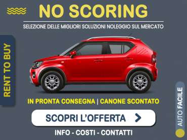 Offerta SUV e CrossOver SUZUKI IGNIS 1.2 Hybrid (90CV) Top: noleggio no scoring - l'offerta RENT TO BUY del broker MT Motors, con possibilità di acquisto a tariffa agevolata Ibrida - benzina (MHEV) 