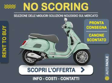 Offerta Scooter PIAGGIO VESPA GTS 300: noleggio no scoring - l'offerta RENT TO BUY del broker MT Motors, con possibilità di acquisto a tariffa agevolata Benzina 
