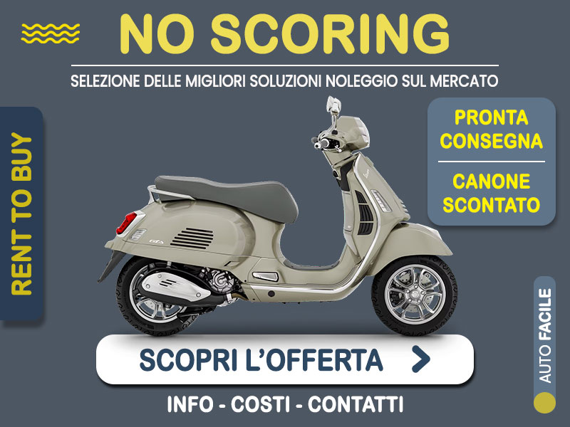 Offerta Scooter PIAGGIO VESPA GTS 300: noleggio no scoring - l'offerta RENT TO BUY del broker MT Motors, con possibilità di acquisto a tariffa agevolata Benzina  foto 0