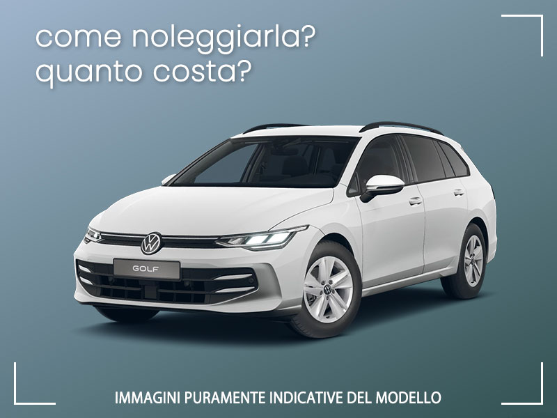 Offerta Station wagon Come noleggiare una nuova VOLKSWAGEN GOLF VARIANT e quanto costa? Scopriamo la soluzione NOLEGGIO VOLKSWAGEN per possessori di P.IVA e Società Diesel  foto 1