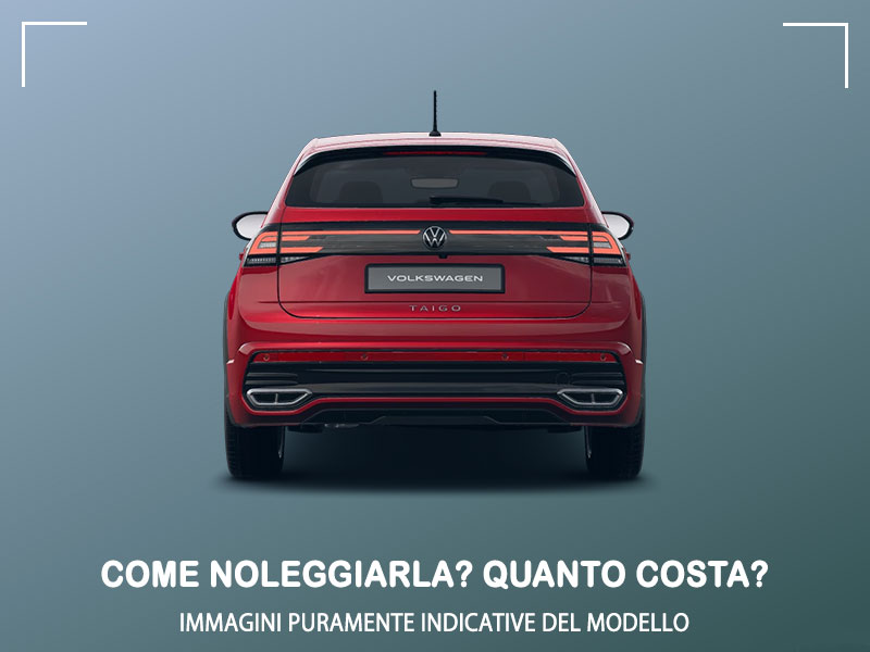 Offerta SUV e CrossOver Come noleggiare una VOLKSWAGEN TAIGO e quanto costa? Scopriamo la soluzione NOLEGGIO VOLKSWAGEN per possessori di P.IVA e Società Benzina  foto 10