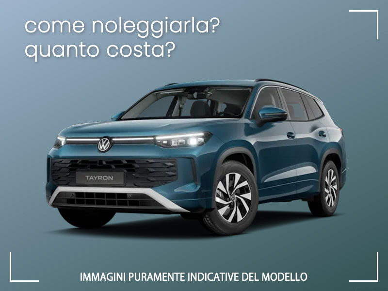 Offerta SUV e CrossOver Come noleggiare una nuova VOLKSWAGEN TAYRON diesel e quanto costa? Scopriamo la soluzione NOLEGGIO VOLKSWAGEN per possessori di P.IVA e Società Diesel  foto 1